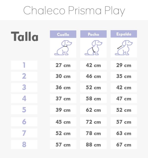 Chaleco PRISMA PLAY azul-celeste - Imagen 4