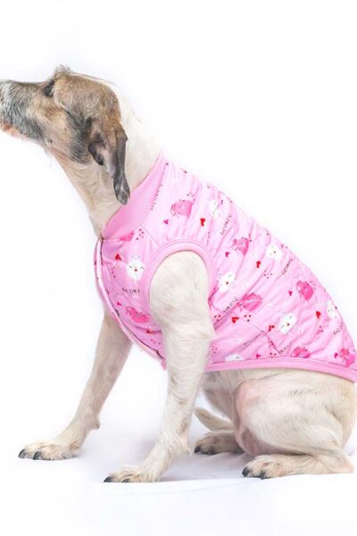 Chaleco FULL PRINT rosado