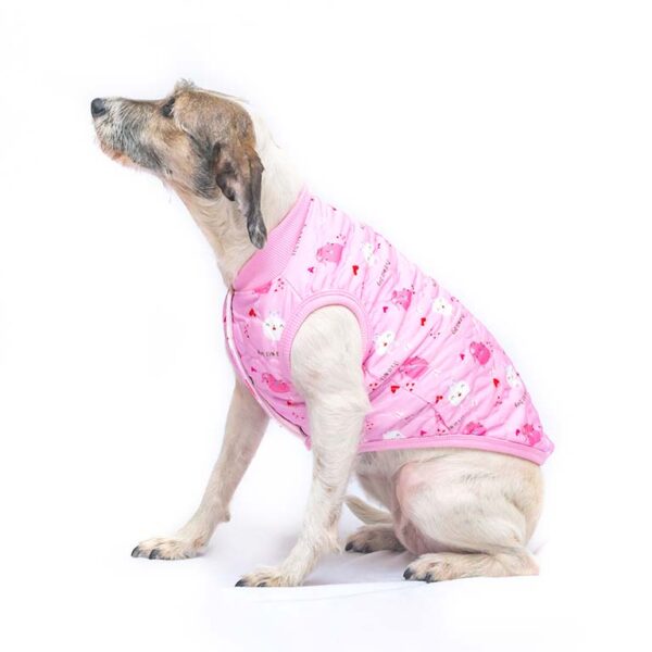 Chaleco FULL PRINT rosado