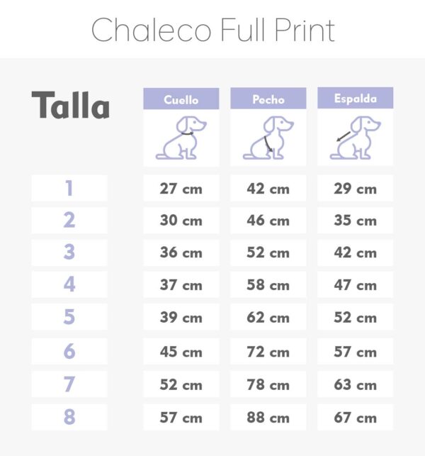 Chaleco FULL PRINT lila - Imagen 3