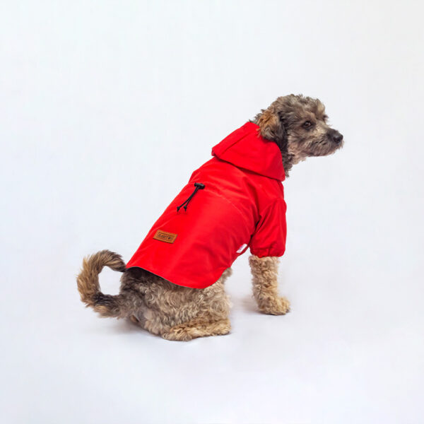 Parka impermeable roja - Imagen 2