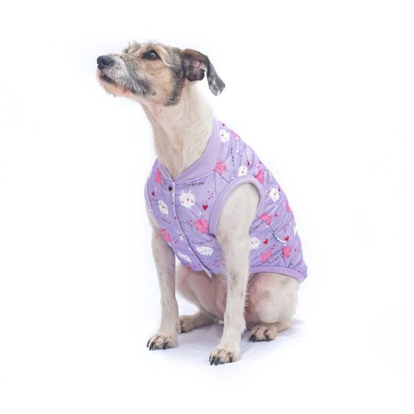 Chaleco FULL PRINT lila
