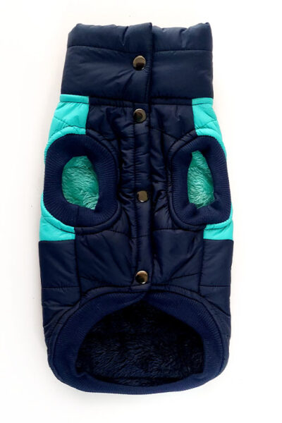 Chaleco impermeable azul-turqueza
