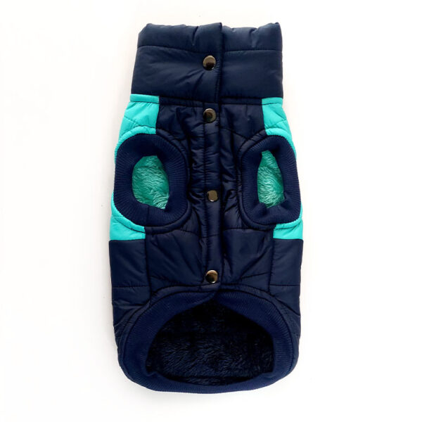 Chaleco impermeable azul-turqueza