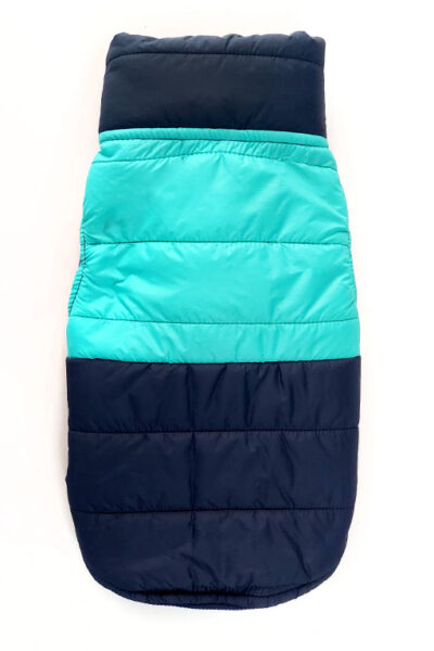 Chaleco impermeable azul-turqueza