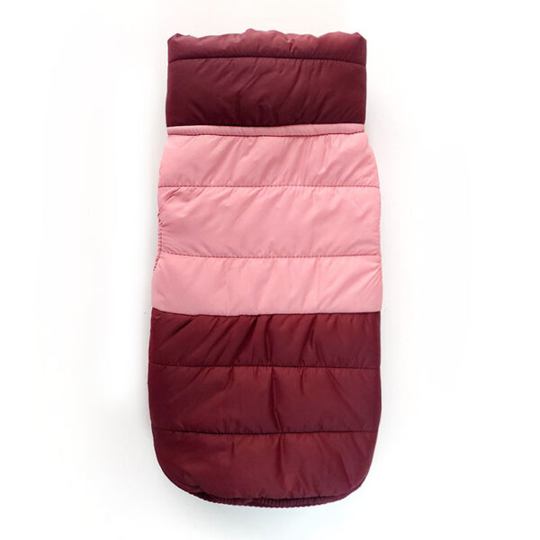 Chaleco impermeable guinda-rosado - Imagen 2